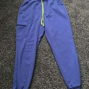 Women’s Blueberry Jogger Pants with Green Drawstring